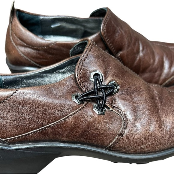 🌻Romika 'City Light 45' Distressed Burgundy Comfort Loafers Women's Size 37 - Picture 4 of 12